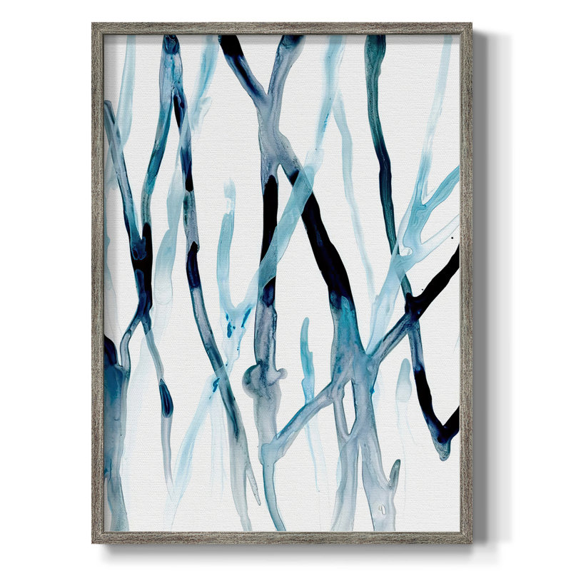 Reproduction encadrée Runnel II - bois massif, H 11 po x l 9 po