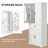 Bathroom Storage Cabinet with Doors and Drawer-978362170