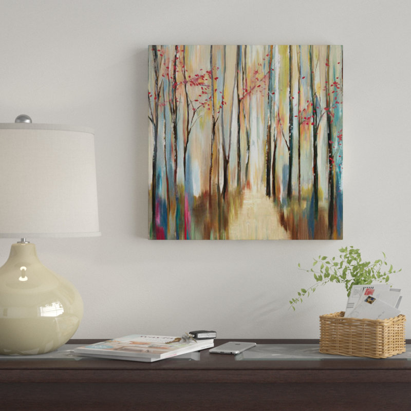 «Sophie's Forest», reproduction sur toile, H 48 po x l 48 po x P 1,5 po, Pas de tapis, Toile tendue