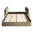 King Size Cloud Bed Frame With Movable Headboard,Chenille Upholstered Bed With Round Corner-2005896280
