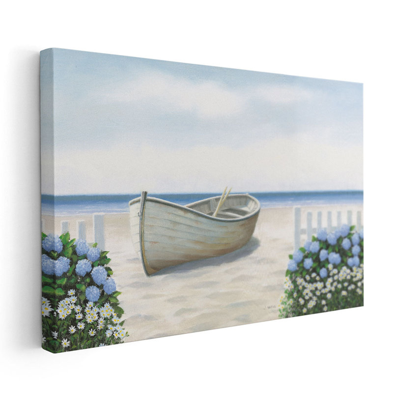 Beach Days I - reproduction d'art sur toile, H 20 po x l 30 po