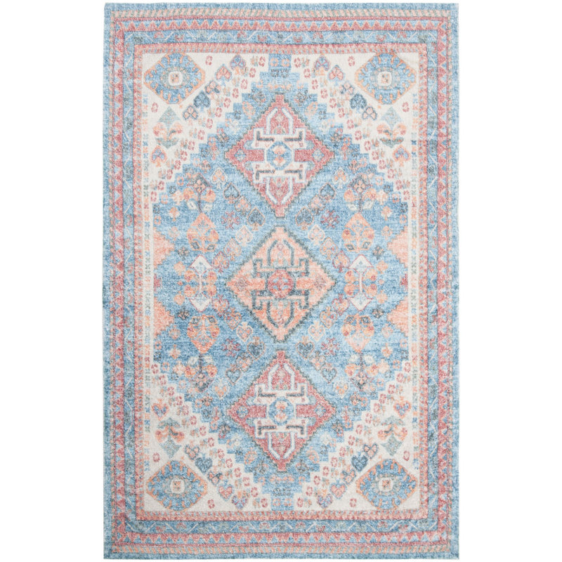 Bottrell Hand Loomed Performance Oriental Rug, Rectangle 4' x 6'
