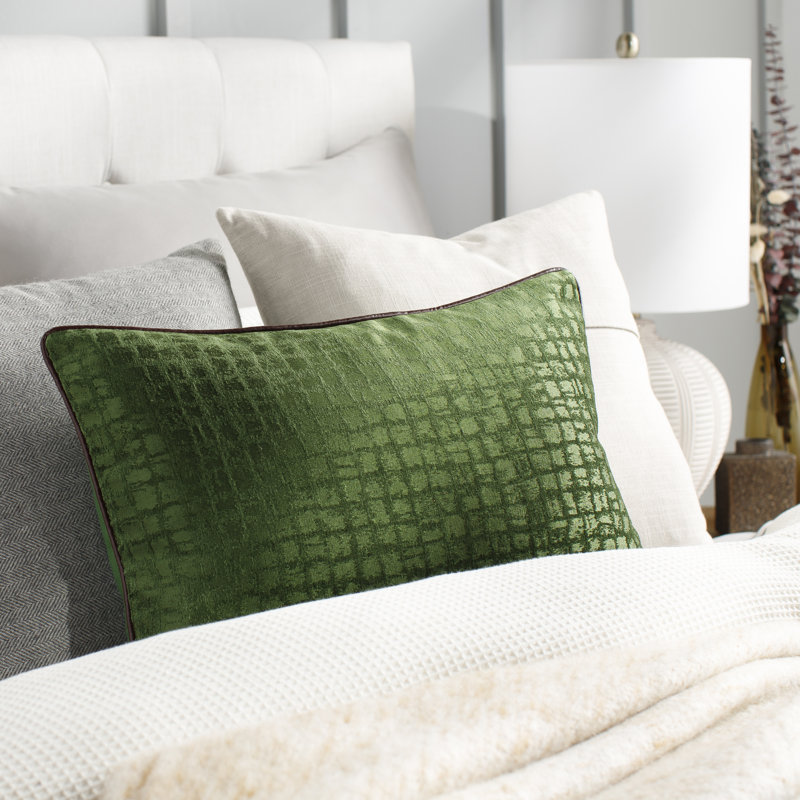 Housse de coussin Tambi, Vert / brun