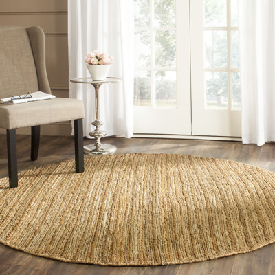 Tapis en jute noué à la main Feliciana