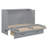 Full Size Murphy Bed With Large Drawers, Gray-1543987394