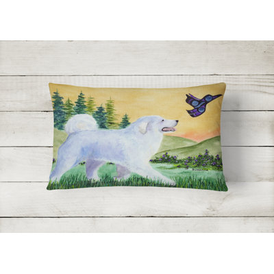 Outdoor Reversible Throw Pillow