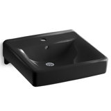 Soho Ceramic 20" Wall Mount Bathroom Sink with Overflow