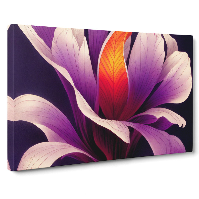 Sweet Flower - Wrapped Canvas Print, 35cm H x 50cm W x 3cm D