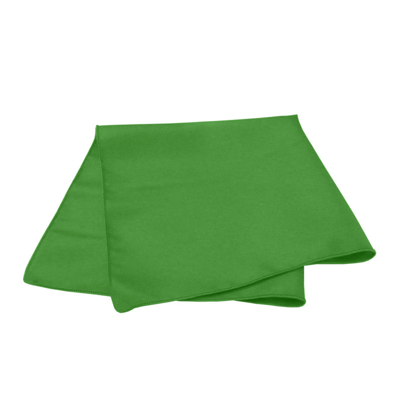 Polyester Square Napkin, Emerald, 10" x 10"