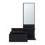 Armoire de couloir flottante H 36,2 po, 1 tiroir, 3 tablettes, 1 miroir-82354109