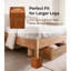 Mobilier de lit en bois 2, 3 ou 4,6 pouces, pin massif