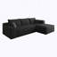 Canapé modulaire 95 po Cloud, fauteuils rembourrés minimalistes modernes, canapé d'angle à assise profonde, aucun assemblage requis-1623838163