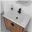 Meuble-lavabo de 30 po avec 2 portes, style armoire avec bois d'ingénierie et lavabo
