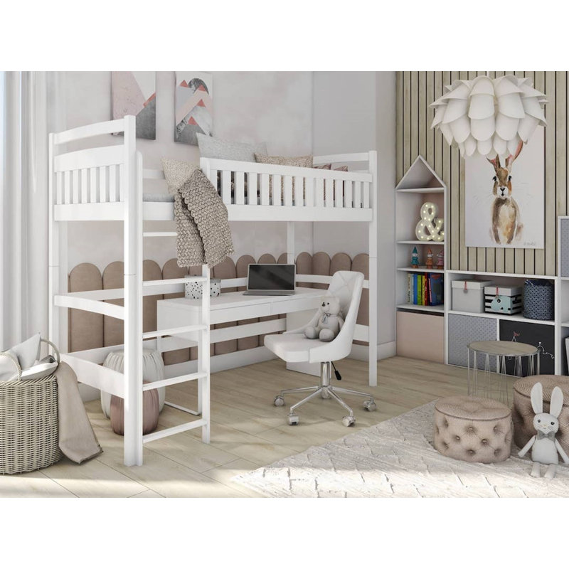 Edisto 90 X 190cm High Sleepers, White