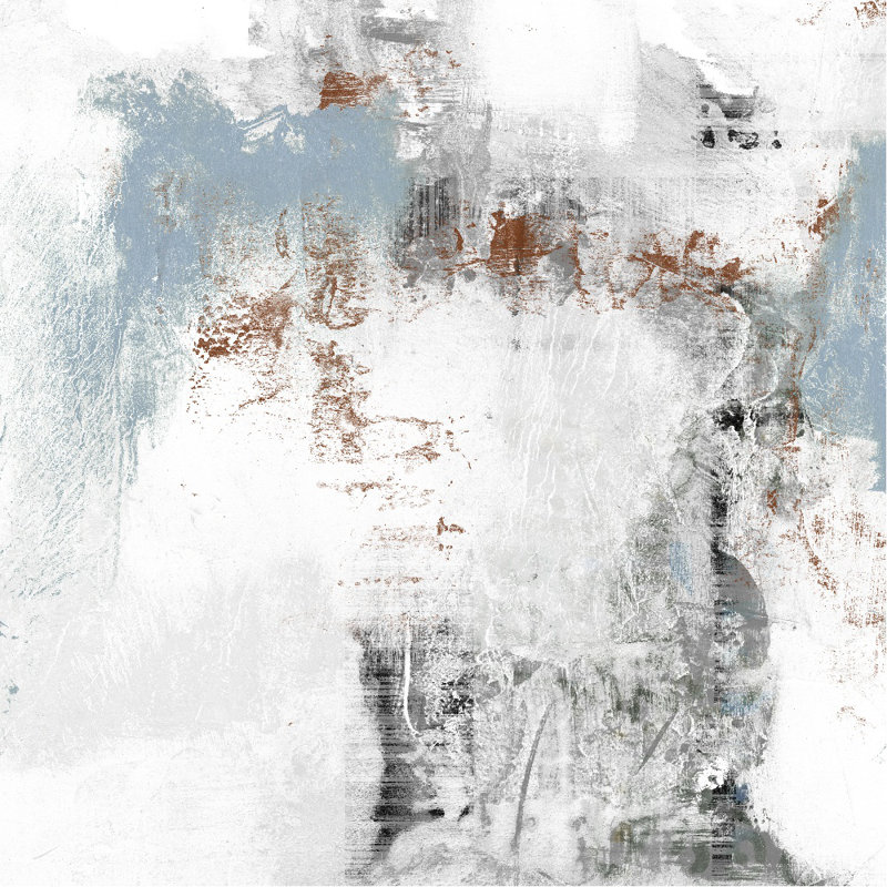 «White Wash I» par Jennifer Goldberger, reproduction d'art sur toile tendue, H 72 po x l 72 po x P 1,5 po