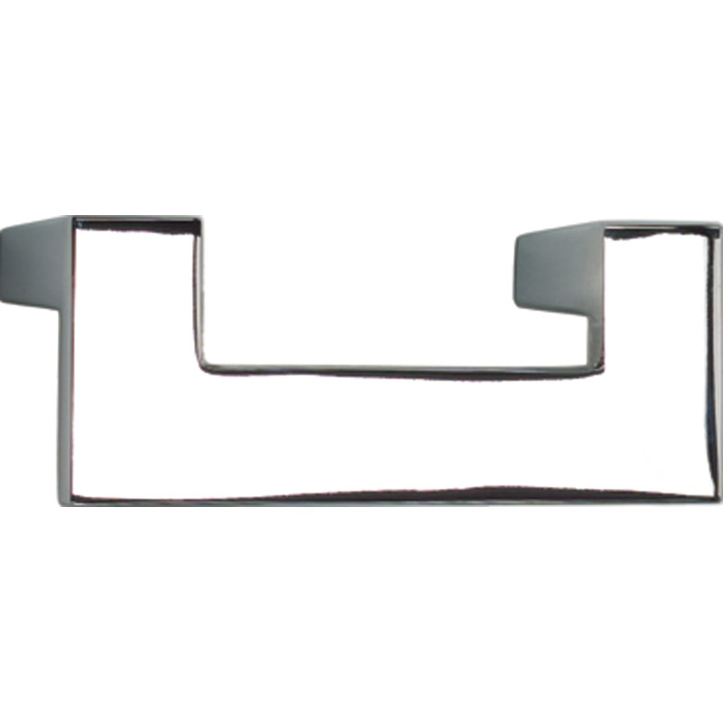 U-Turn Bar Pull, Polished Chrome, 2 1/2"