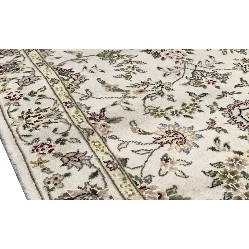 Hand-Knotted High-Quality Gray Runner