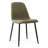 Set of 6 Chenille Upholstered 18" Seat Height Dining Side Chair-1760915217
