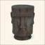 Table d'appoint d'extérieur Moai Head