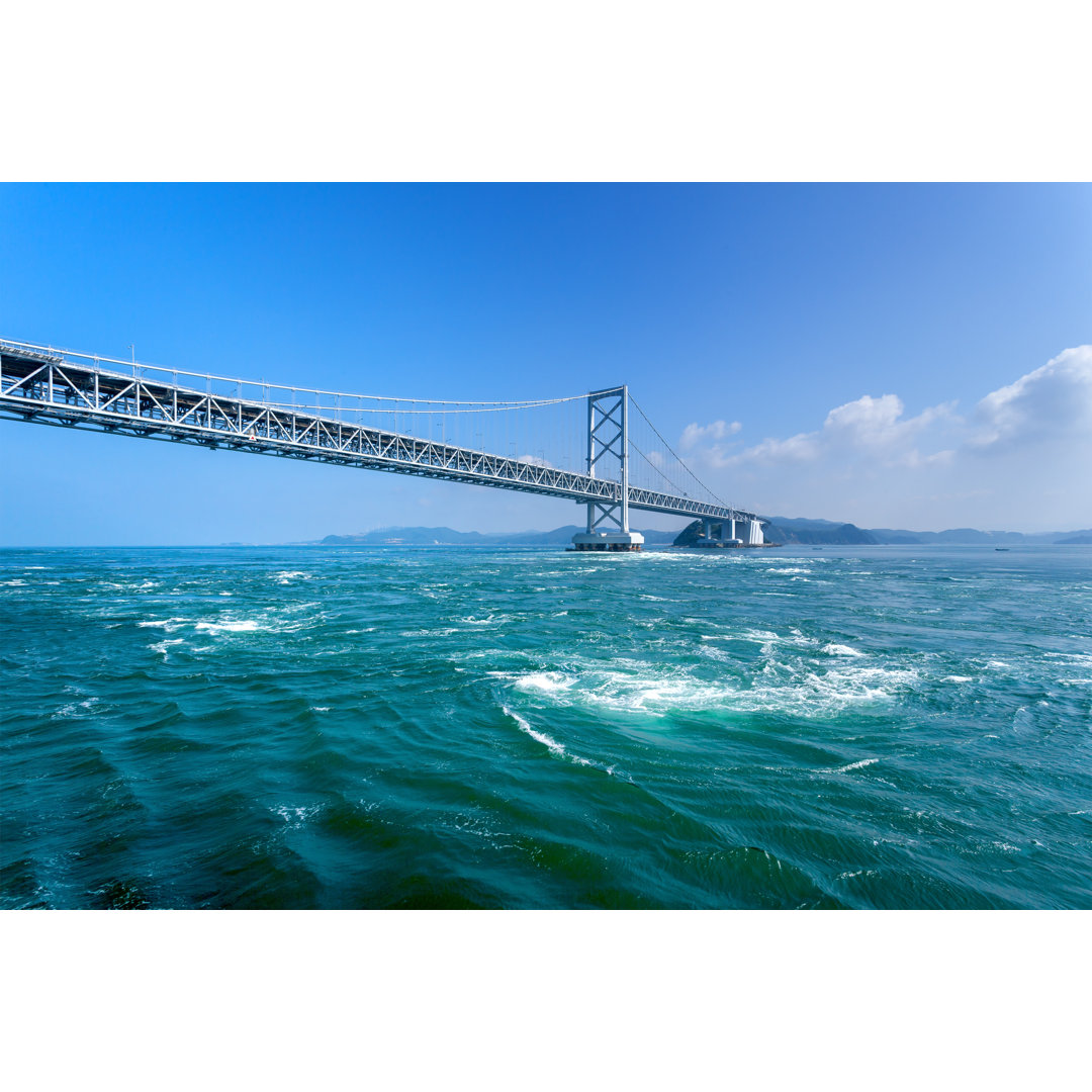 Naruto-Whirlpools in Japan - Leinwandbild