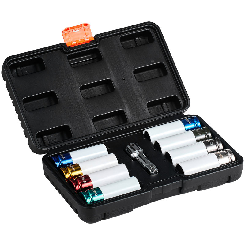 Solution de rangement portative à douille à impact 6 1/2 po 1/2
