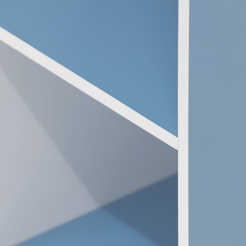 Bibliothèque standard H 41,7 "x l 23,6" Breylynn, Blanc, (4 tablettes) H 41,7 po x l 23,6 po x P 9,4 po