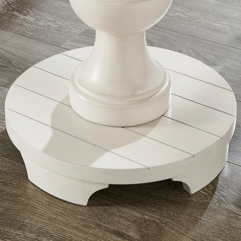 Table de bout Traditional, Blanc, Blanc, White