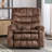 39.4" W Microfiber Power Lift Assist Recliner with Massage and Heat -1549875398