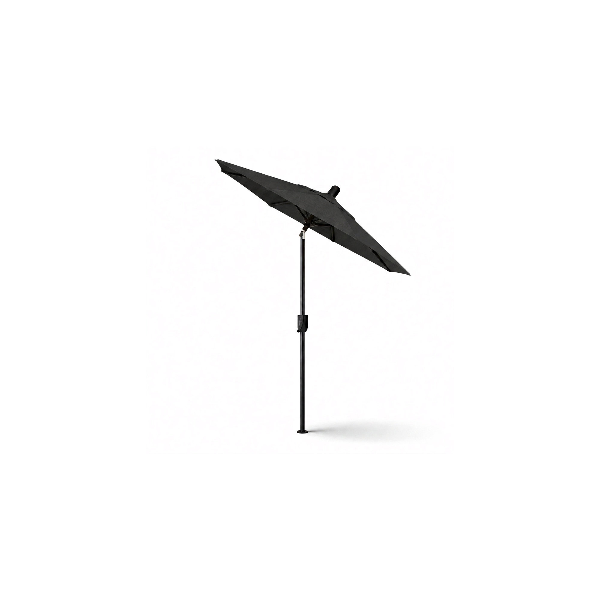 Natalie 74.5'' Outdoor Umbrella, Black, Black Sapphire