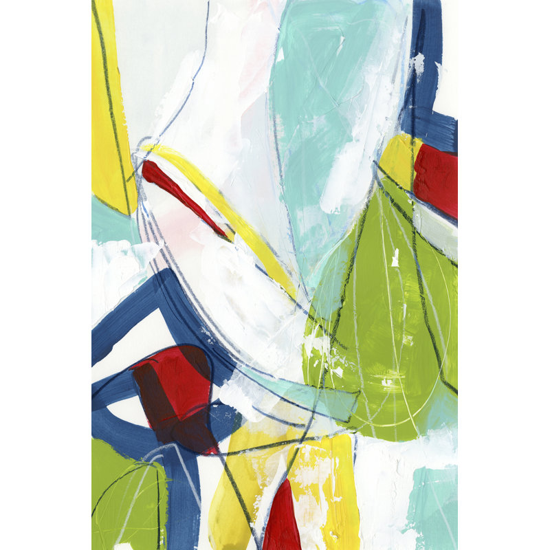 Camera Shy I by June Erica Vess - Painting on Canvas, 122cm H x 81cm W, Wrapped Canvas