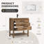 Meuble-lavabo simple 30 po Oakmere