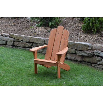 Chaise Adirondack en bois massif Handley