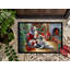 Great Pyrenees and Santa Claus Doormat-2029201984