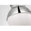 Cavill Flush Mount with Natural Brass Hood and White Glass-376817716-376817717