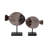 Bywood Modern Coastal Fish Figurine Decorative Sculpture in Hand-Carved Albasia Wood with Textured Design Base-2105786600-2105786607