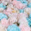 12 pièces fleur artificielle panneau de mariage mat floral en soie rose décor de fond