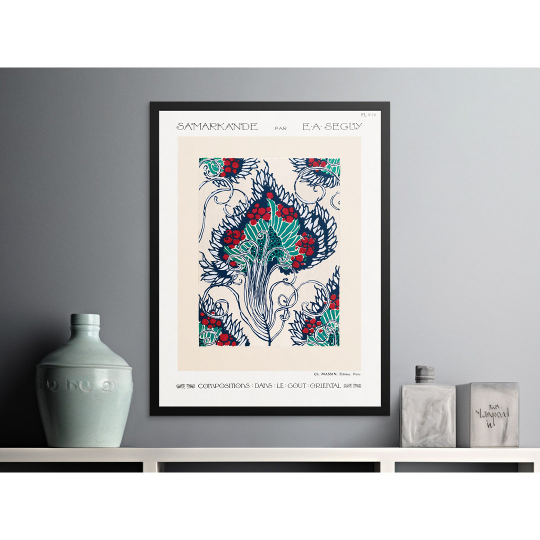 Vintage Art Movements Black Framed Poster