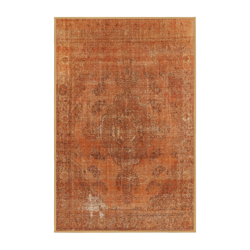 Tapis oriental orange Persei, Rectangle 4 pi x 6 pi