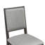 Ensemble de table de salle à manger rectangulaire 6 personnes avec chaises rembourrées Keniston-121502849