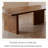 Brown Rectangular Solid Wood Dining Table-2066287220