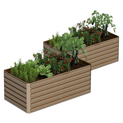  Minhchau Metal Raised Garden Bed
