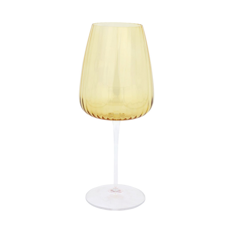 Francesca Drinking Glass, Yellow