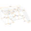 Lit superposé en métal en forme de L avec glissade, blanc, lit simple double, blanc-1407637490-1407637491