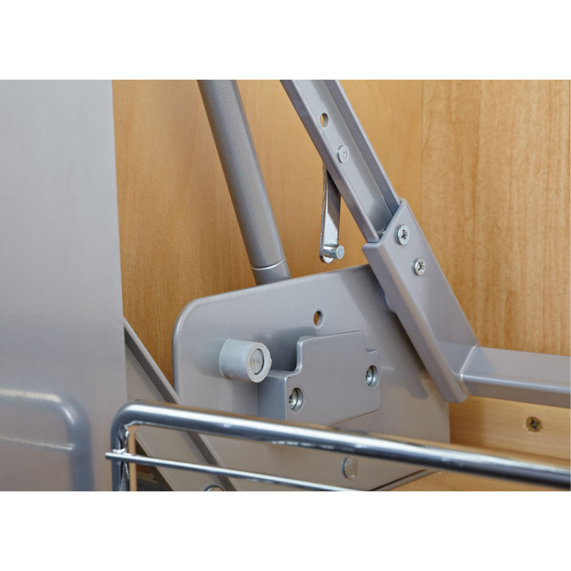 Rev-A-Shelf Kitchen Pulldown Wall Cabinet Shelf System, 34" W, Orion Gray