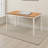 Rary Computer Writing Desk, 63 Inch, Black Metal Frame, Brown Wood Top-109660904-109660907