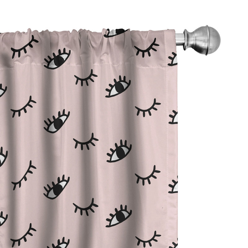 Semi-Sheer Rod Pocket Sliding Panel, 28" x 63"