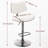Swivel Leather Barstools With Adjustable Hight-449373652