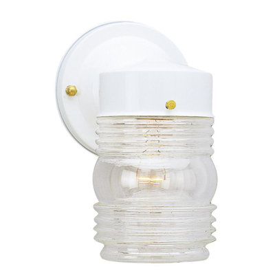 Westinghouse One-Light Jelly Jar Outdoor Wall Lantern