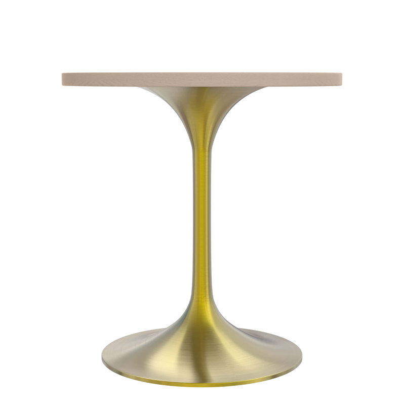 Table de salle à manger Heatherton, 29.34" H x 27.55" W x 27.55" D, Bois naturel clair