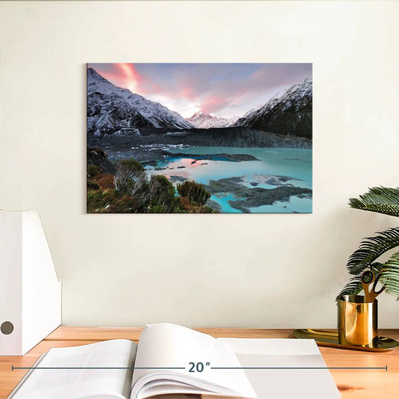 Marchelle, cuisinier, lac Aoraki, H 8 po x l 12 po